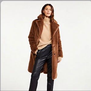 Ann Taylor Faux Fur Coat